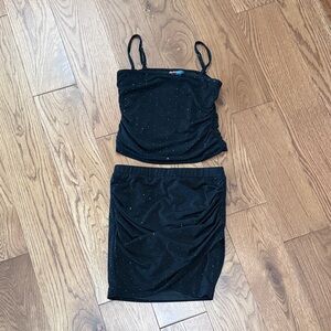 Stylish Black Kids Formal Dress Set